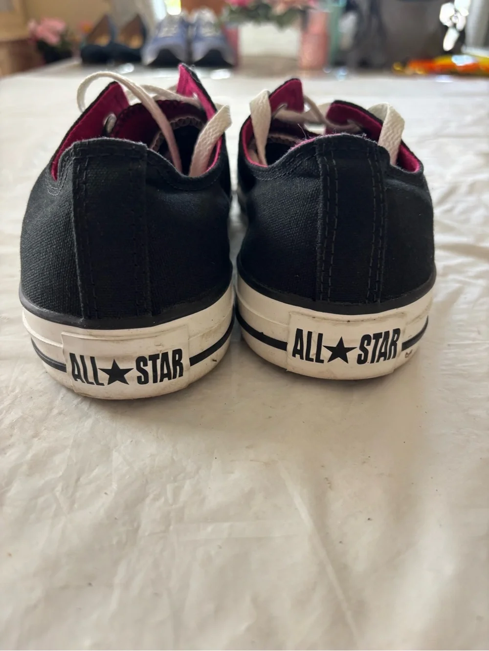 NWOT Converse Black Low Top Double Tongue Sneakers SZ 11 Men 9 Wmn - Picture 7 of 15